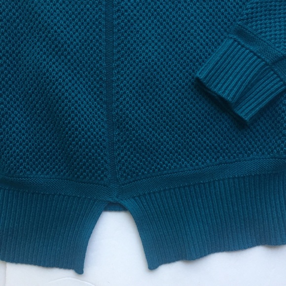 Loft Sweater Sz XS Jewel Toned Blue/Green Color - Picture 3 of 6